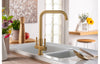 Abode Pico Quad Monobloc Mixer Tap - Brushed Brass