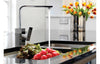 Abode New Media Single Lever Mixer Tap - Brushed Nickel