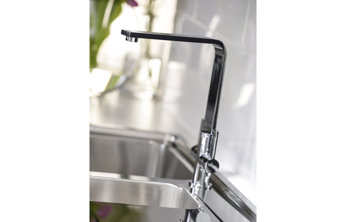 Abode Quantic Monobloc Mixer Tap - Matt Black