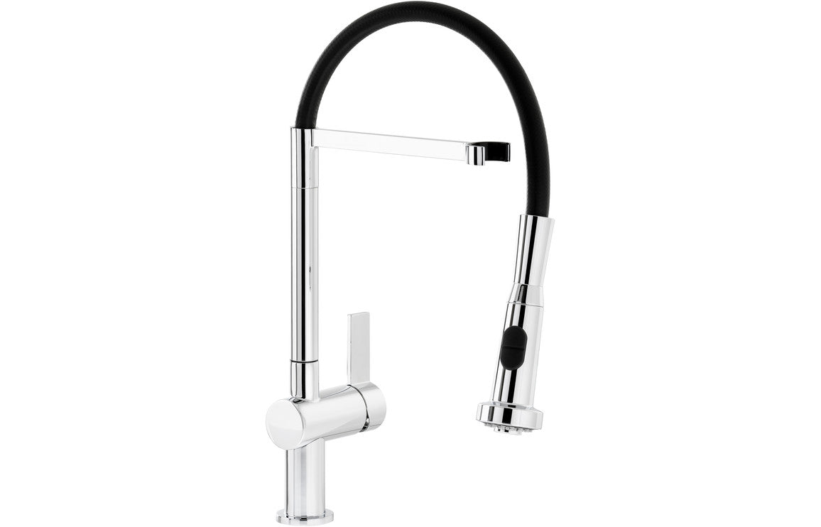 Abode Ophelia Semi Professional Mixer Tap w/Pull Out - Chrome