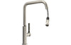 Abode Hex Single Lever Mixer Tap w/Pull Out - Brushed Nickel