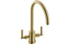 Abode Atlas Monobloc Aquifier Mixer Tap - Brushed Brass