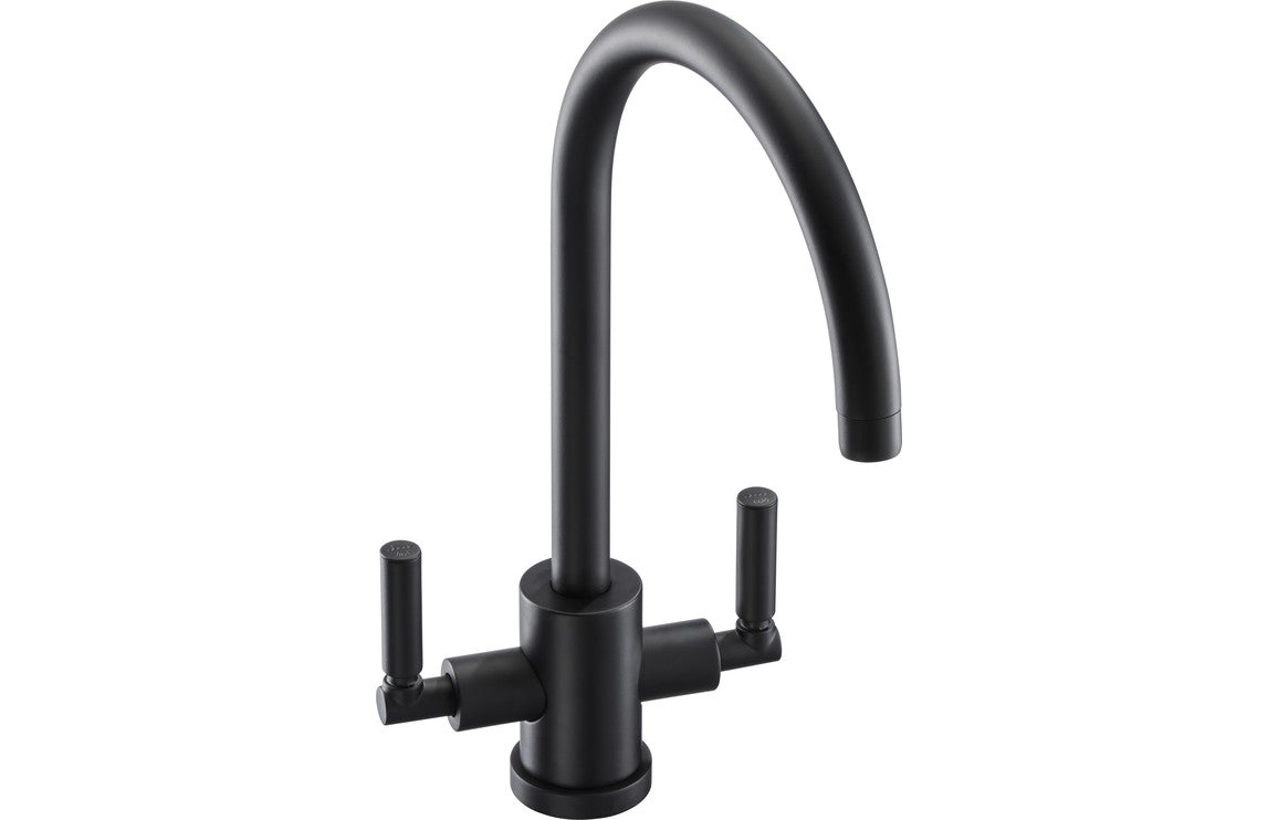 Abode Atlas Monobloc Aquifier Mixer Tap - Matt Black