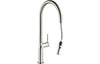 Abode Tubist Single Lever Mixer Tap w/Pull Out - Brushed Nickel