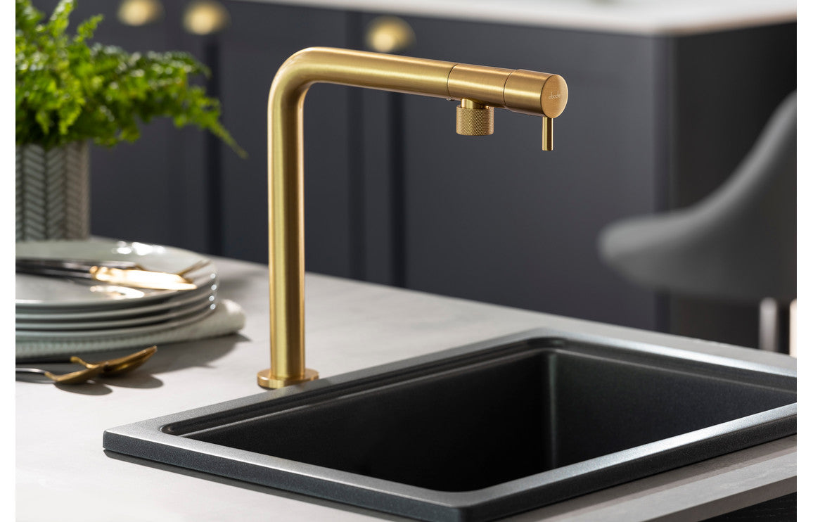 Abode Agilis Single Lever Mixer Tap - Brushed Nickel