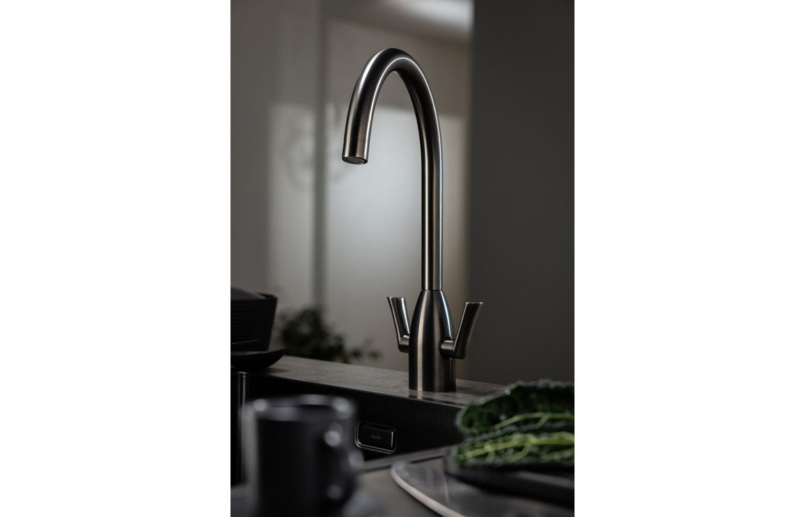 Abode Airo Monobloc Mixer Tap - Gun Metal