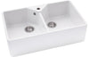 Abode Provincial Large 2B Undermount Sink - White