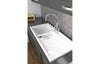 Abode Milford 1.5B & Drainer Ceramic Inset Sink - White