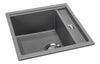 Abode Syncronist Compact 1.25B Inset/Undermount Sink - Metallic Grey