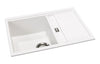 Abode Syncronist Compact 1.25B & Drainer Inset/Undermount Sink - White