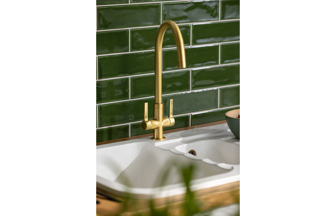 Abode Pico Monobloc Mixer Tap - Brushed Brass