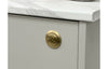 Dual Push Button Cover (Rod) - Brushed Brass