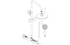 Round Shower Kit w/Overhead & Handset