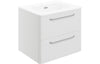 Getafe 610mm 2 Drawer Wall Unit & Basin