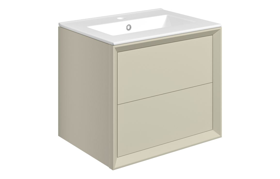 Puerto Wall Hung 2 Drawer Basin Unit & Basin