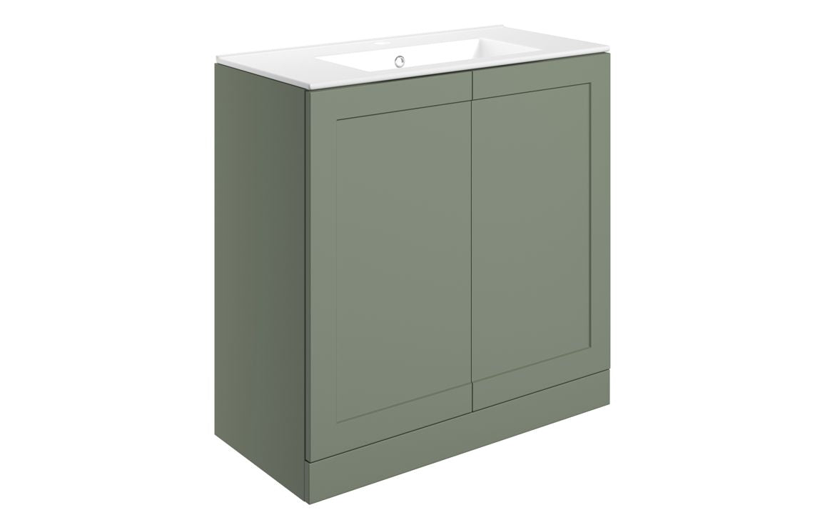 Manises 815mm Floor Standing 2 Door Basin Unit & Basin