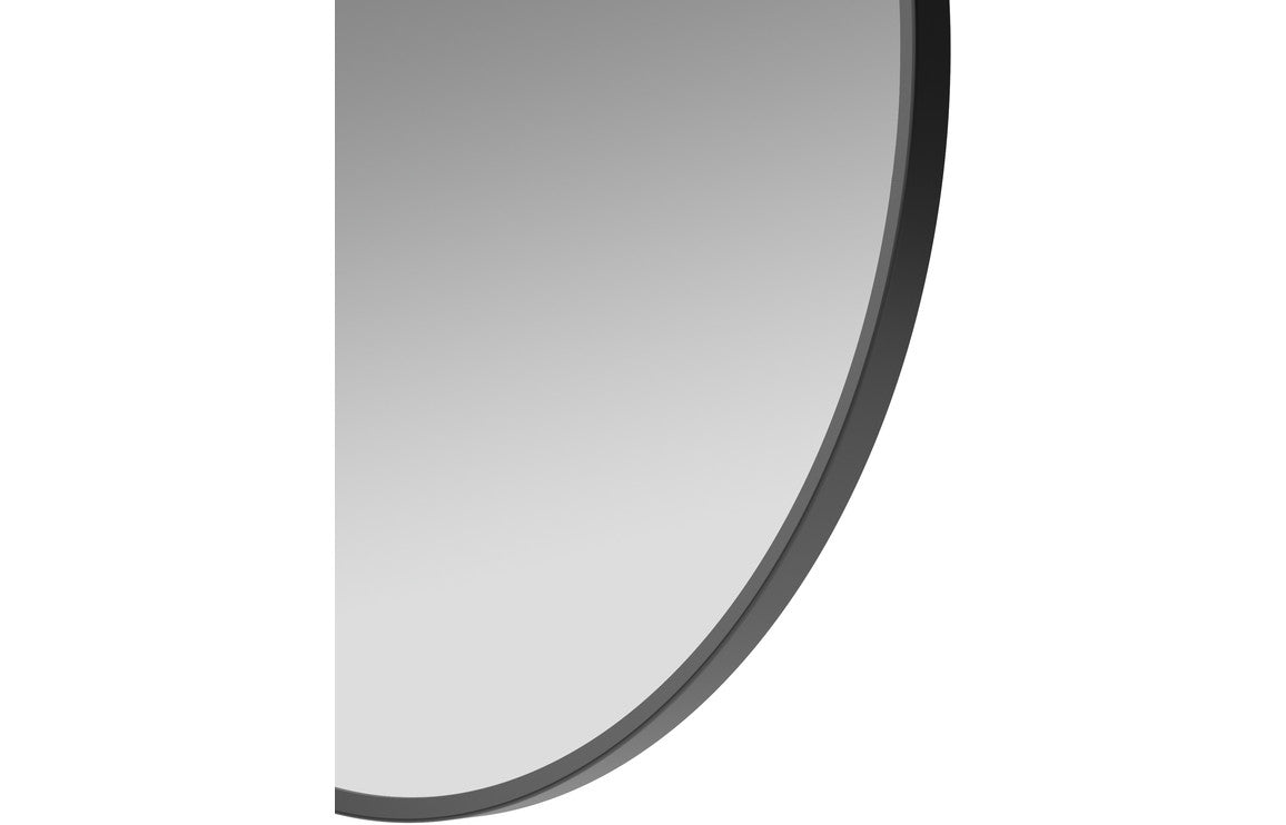 Ronda 500mm Round Mirror - Matt Black