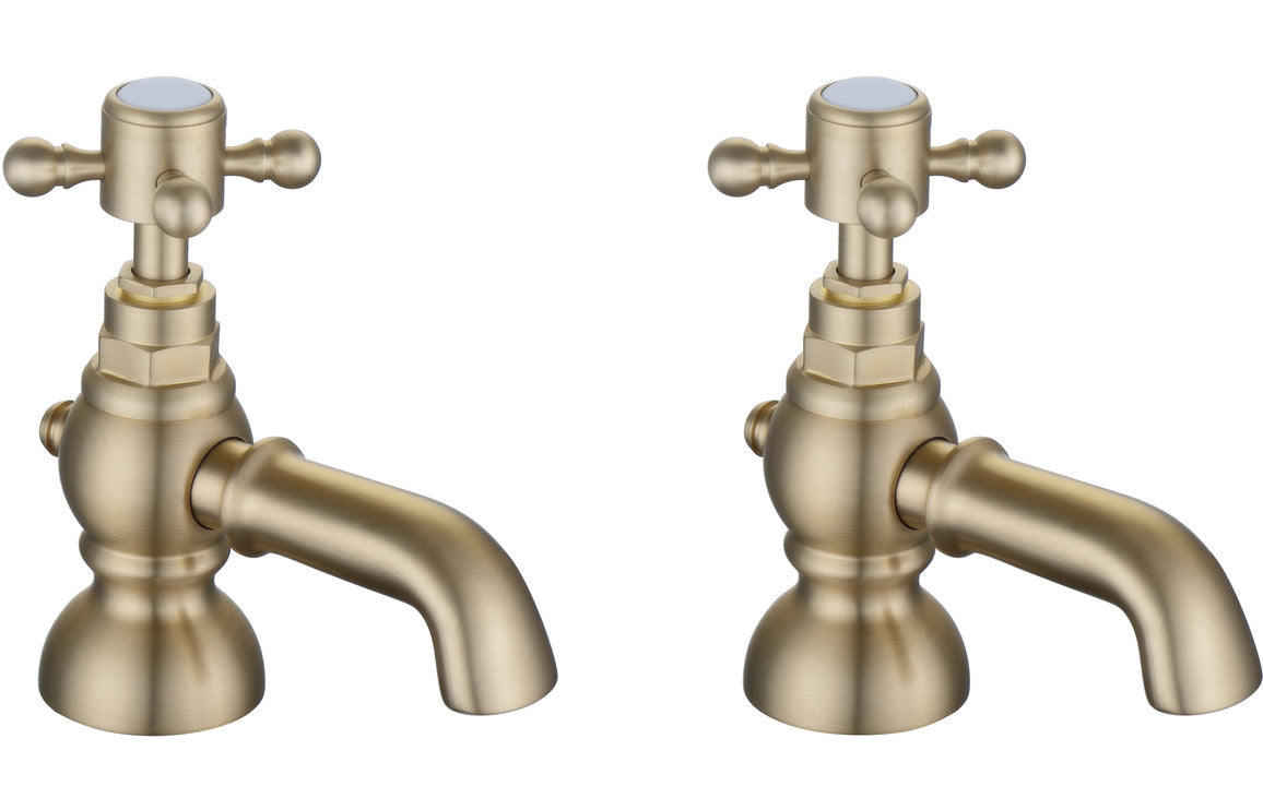 Riba Bath Pillar Taps