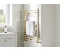 Diego Straight 30mm Ladder Radiator (500x1600x30mm) - Brushed Brass