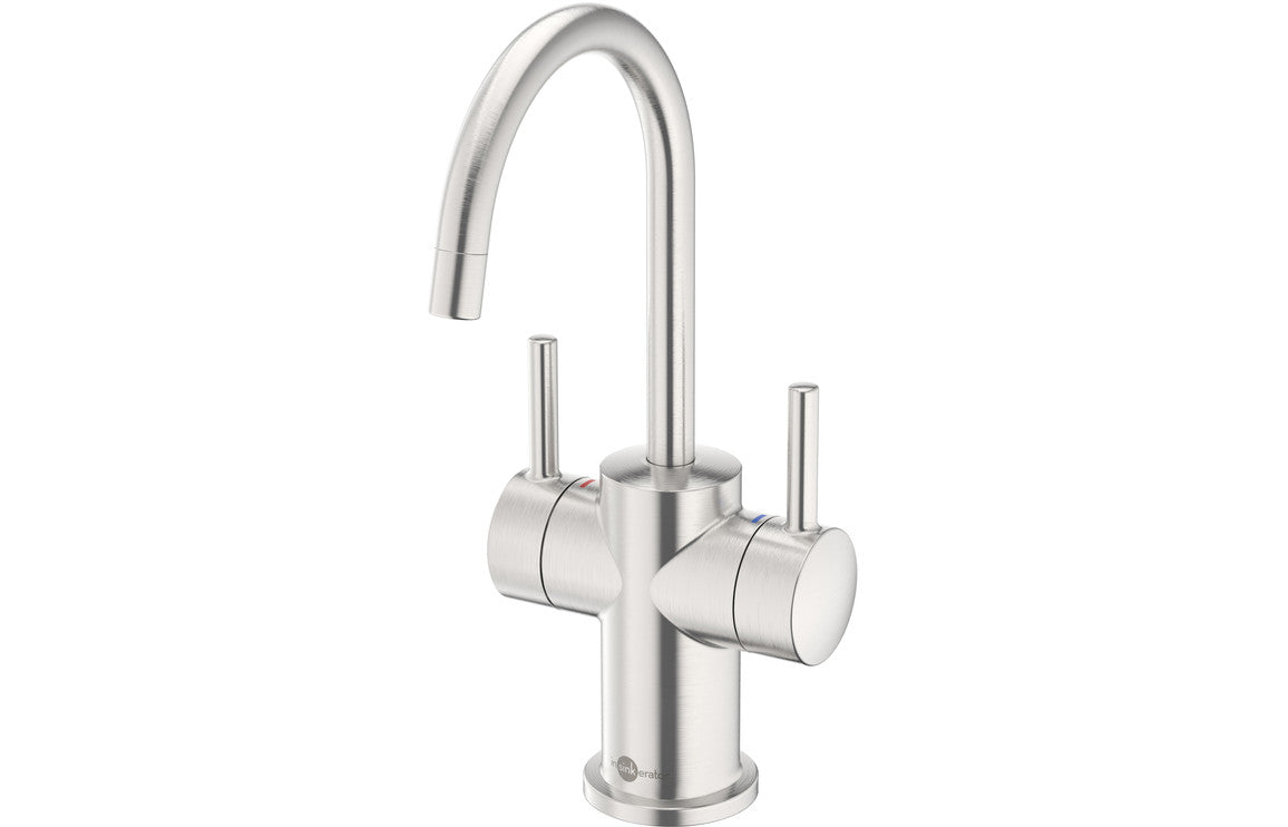 InSinkErator FHC3010 Hot/Cold Water Mixer Tap & Standard Tank - Brushed Steel