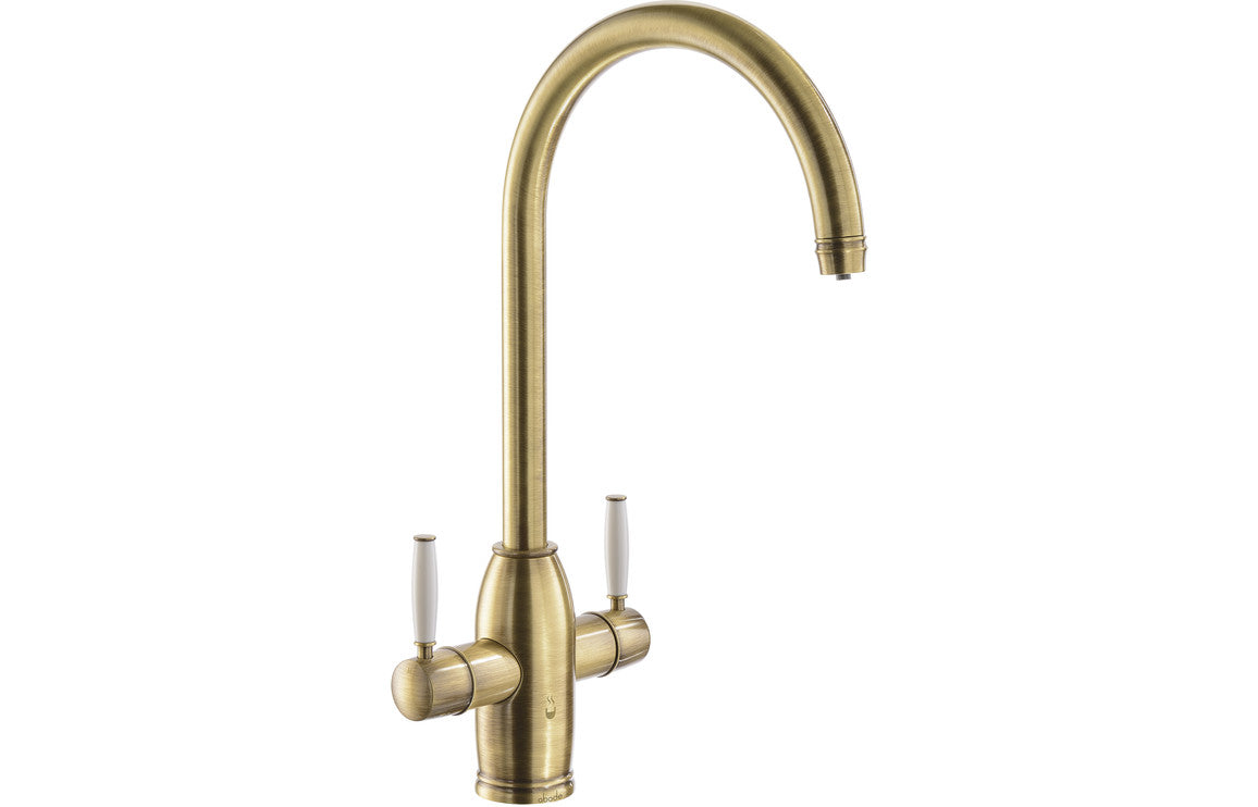 Abode Province 4 IN 1 Monobloc Tap & Proboil.4E Tank - Antique Brass