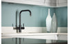 Abode Prostyle 3 IN 1 Quad Spout Monobloc Tap - Matt Black