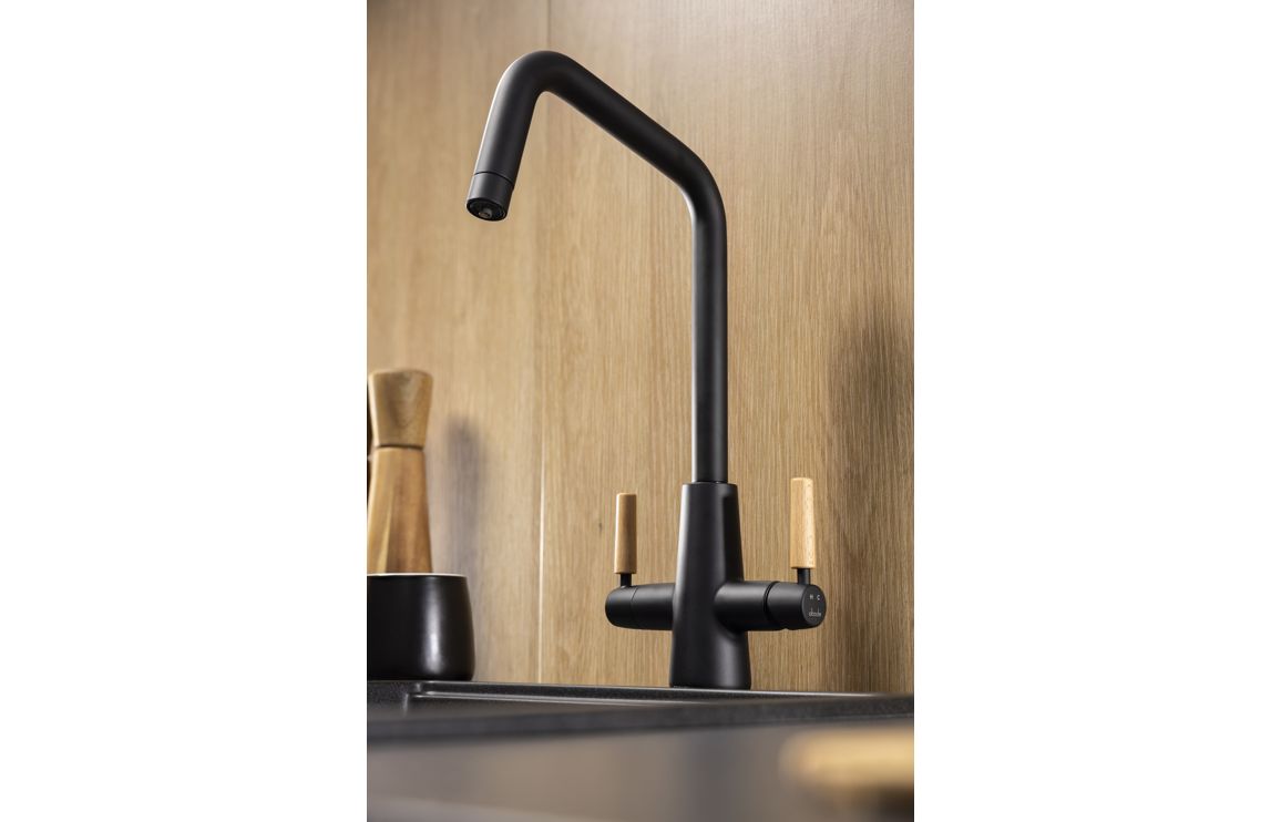 Abode Scandi-X 4 IN 1 Monobloc Tap - Matt Black