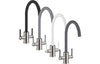 Prima+ Swan Neck Dual Lever Mixer Tap - Gun Metal