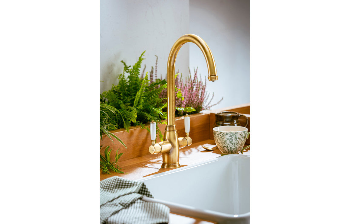 Abode ProTrad 4 IN 1 Monobloc Tap - Antique Brass