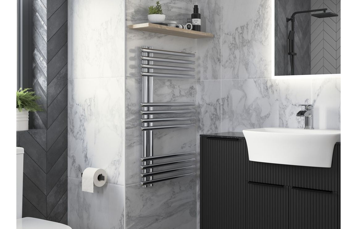 Miguel Round Ladder Radiator (500x800x50mm) - Chrome