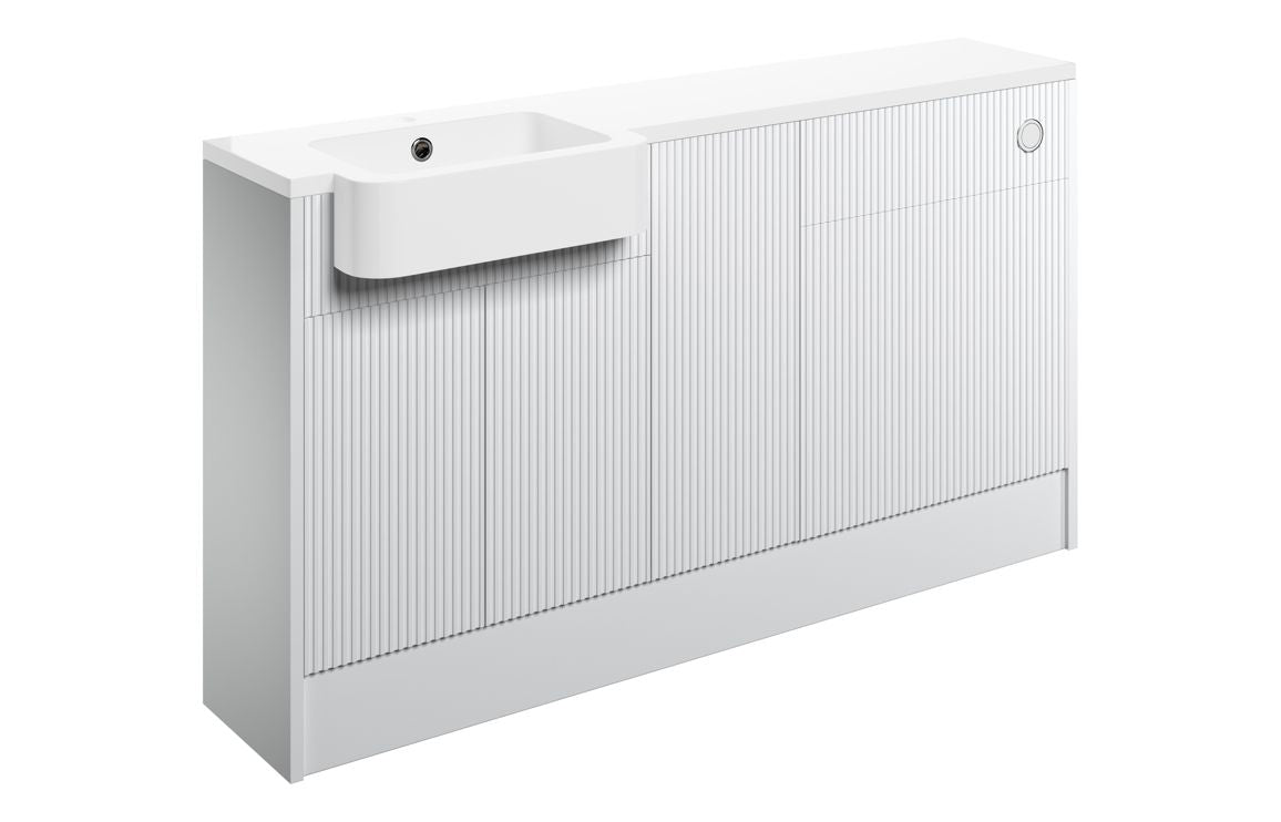 Teruel 1542mm Basin  WC & 1 Door Unit Pack