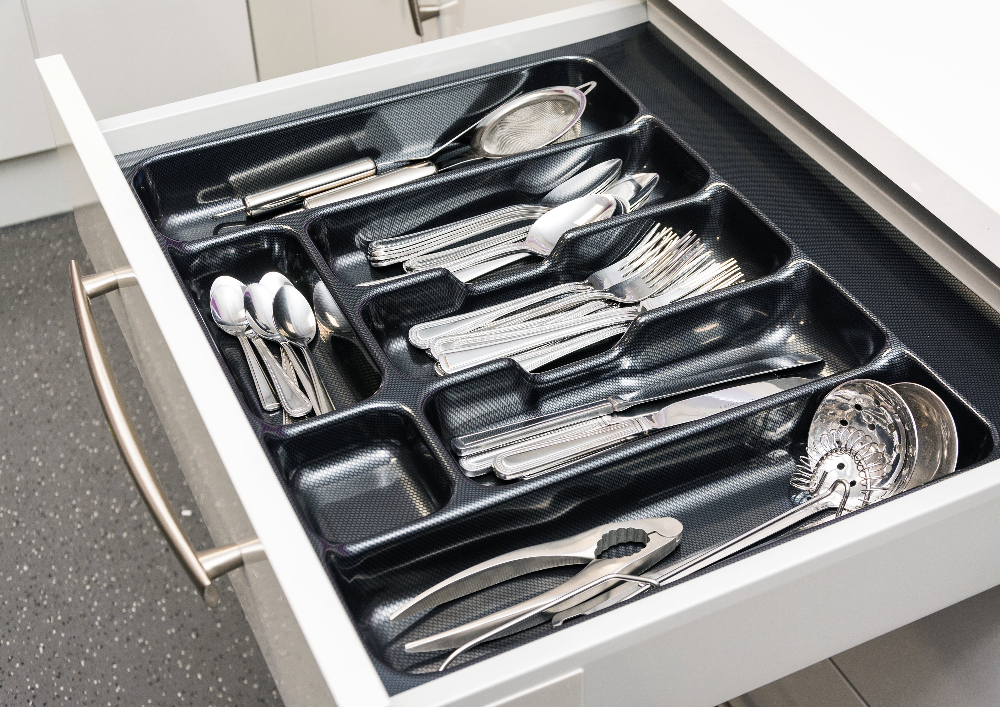 Excellent Carbon Fibre Cutlery Tray